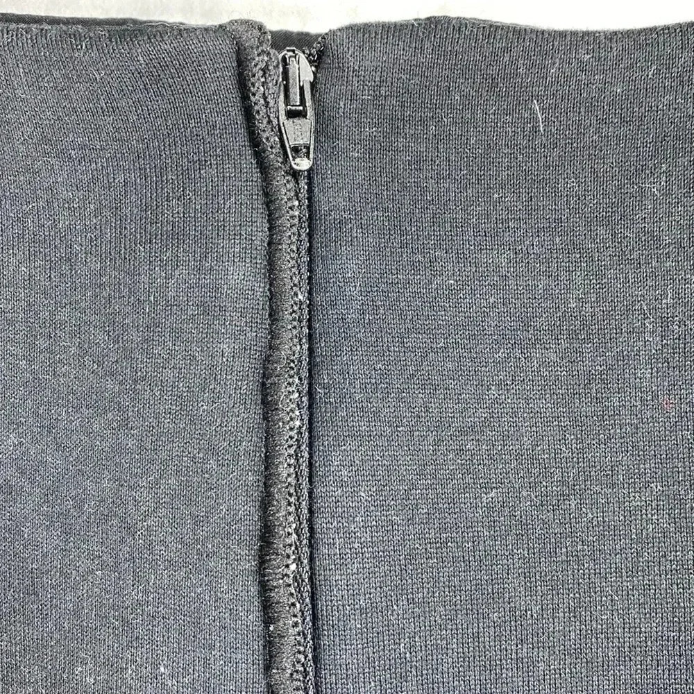 Piazza Sempione Made in Italy Black Knit Mini Skirt, Size 42/US 6. - Picture 4 of 9